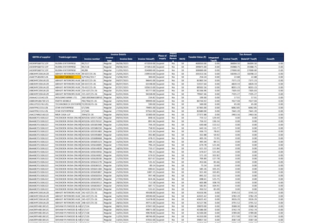 clean, format, split, merge excel data